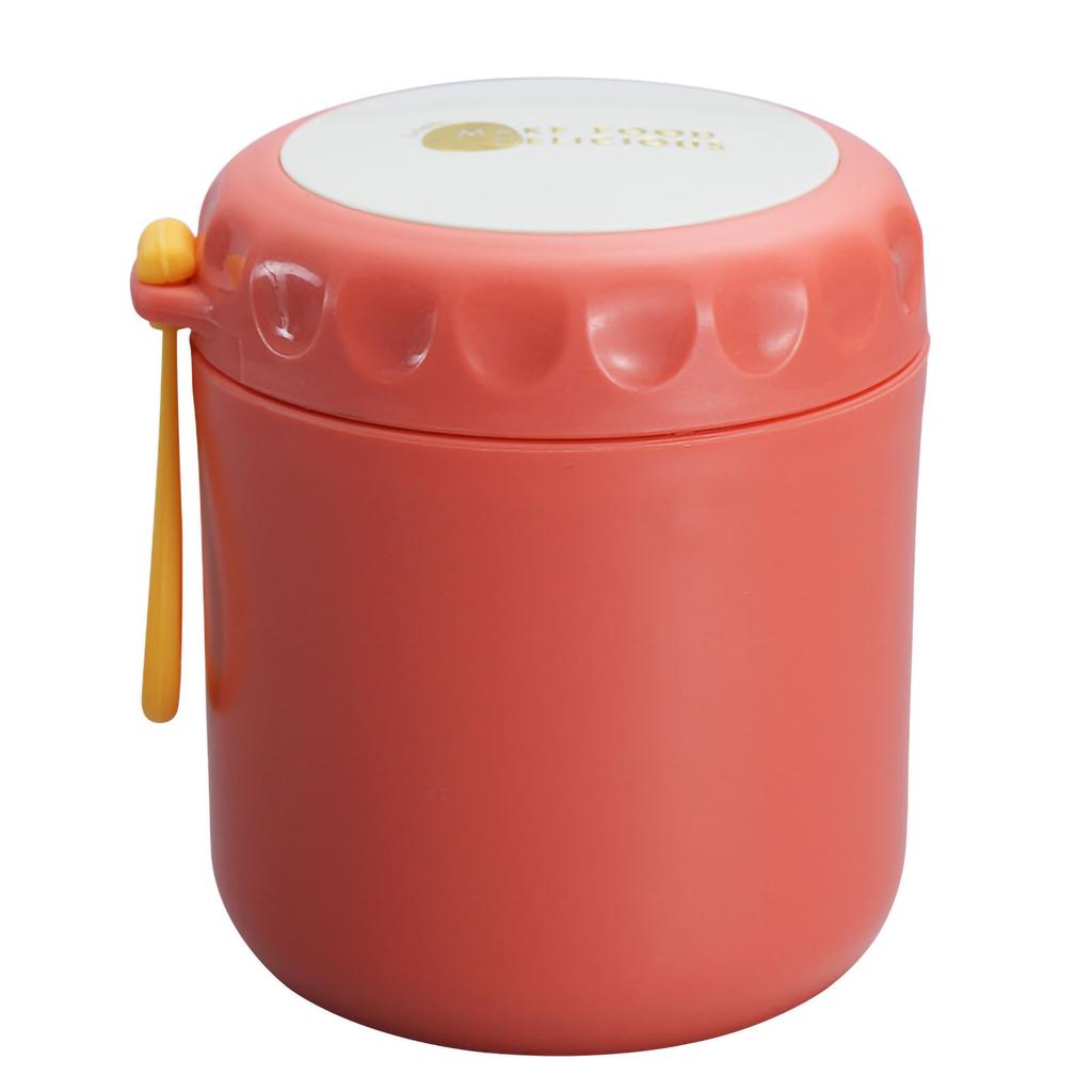 Thermoisoliertes Lebensmittelgefäß Gute Abdichtung Auslaufsicher Lebensmittelgeeignetes Material Edelstahl Suppenbecher für Zuhause Büro Schule