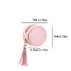 Solid Colored Jewelry Storage Box Round Necklace Ring Case Simple Earring Organizer  Girls