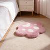 Yousheng Plush Cat Paw Rug Fluffy Cute Kitten Paw Shape Floor Mat Cozy Furry Anti-Slip Bedroom Rug for Living Room Nursery Playroom Decor