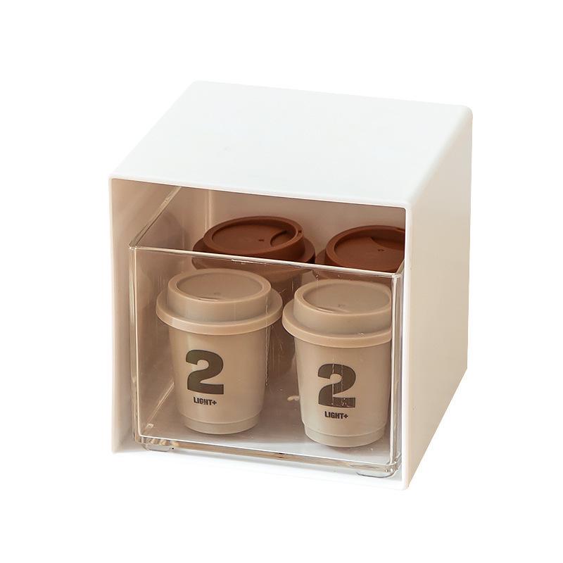 Compact Coffee Storage & Pantry Organizer Box