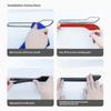Carbon Fiber Car Door Handle Decoration For Tesla Model 3 -2023 Model Y 2023 Accessories Car Stickers 4pcs Car