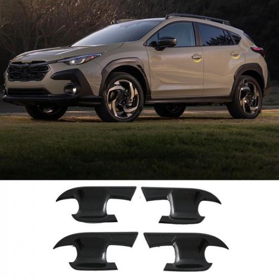 Car Side Door Handle bowl covers Trim, for Subaru Crosstrek  Accessories.