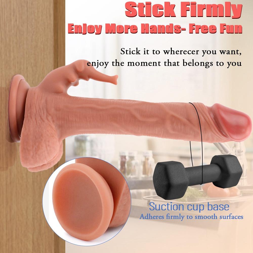 Isıtma Sokmak Gerçekçi Yapay Penis Vibratör Kablosuz Uzaktan Katmanlı Silikon Süper Büyük Penis Yapay Penis Kadınlar Için Seks Oyuncakları Yetişkinler Dükkanı