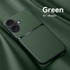 For Apple iPhone 17 17 Pro 17 Pro Max 17 Air Leather Texture, Built-in Magnetic TPU Soft Anti-drop Anti-fingerprint Phone Case