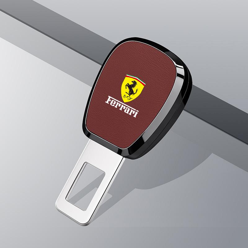 Car Seat Belt Clip Extender Seatbelt Lock Buckle Plug For Ferrari F1 F80 SF90 Stradale SF90Spider 296 GTB 296 GTS Accessories HL7