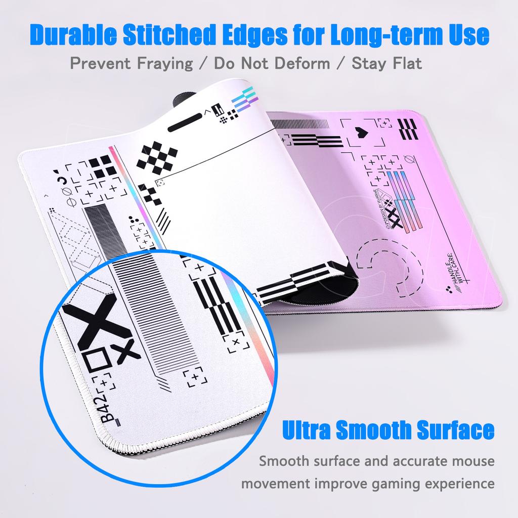 Cartoon Mouse Pad Pink CSGO Print Stream Gamer Mousepad 400x900mm Antislip Keyboard Mouse Mats Rubber Deskmat Gaming Accessories