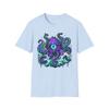 Purple Cyclops Octopus T-Shirt | Kraken Sea Monster Graphic Tee | Ocean Horror Art Shirt