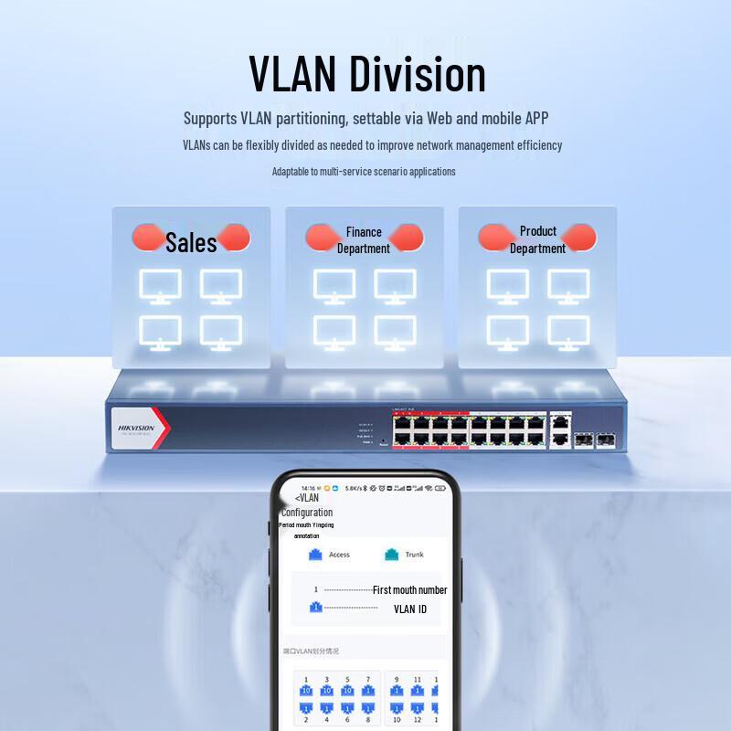

HIKVISION 9-Port 100Mbps Unmanaged PoE Switch