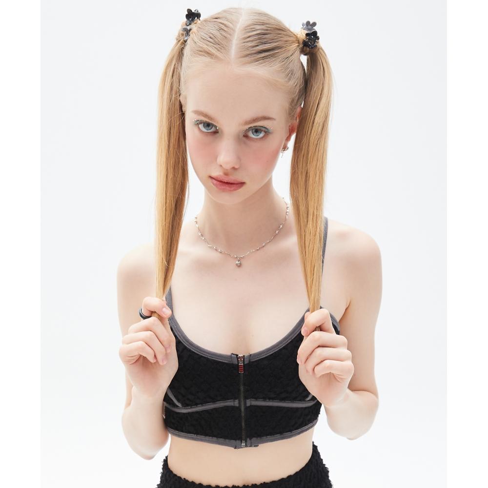 

LUV ИСТИННО PY ZIP TOPBLACK