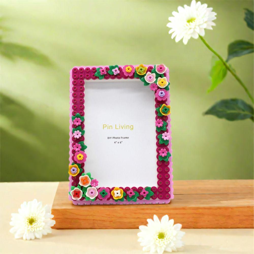Modern DIY Photo Frames Color Block Display Platform Wall Photo Holder  Family Activity Gift