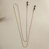 Popular Silver Colour Sparkling Glasses Chain Bead Chain Anti-Falling Glasses Eyeglasses Cord for Women Party Birthday Gift