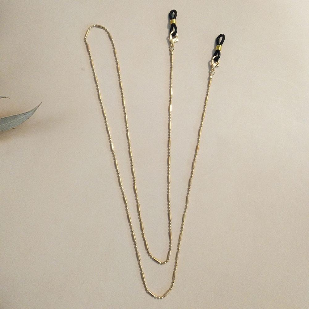 Fashion Woman Sunglasses Chain Cylinder Bead Chain Anti-Falling Glasses Eyeglasses Cord Necklace Holder Necklace Dropshipping