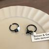 Funny Black Cat Open Rings for Women Fashion Cartoon Cute Kitten Finger Rings Party Jewelry Gift Aesthetic Accessories