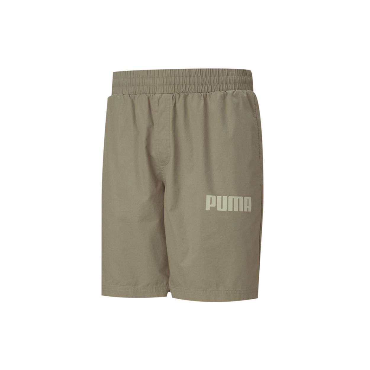 

Puma Solid Color Sports Casual Breathable Shorts Men Bottoms Olive 588813-73 L