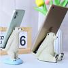 Creative Resin Polar Bear Phone and Tablet Stand Holder Craft