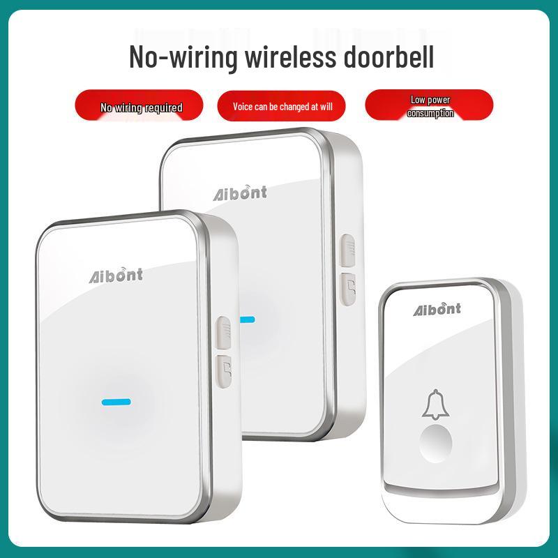 Smart Wireless Doorbell with Two Receivers and Music Options