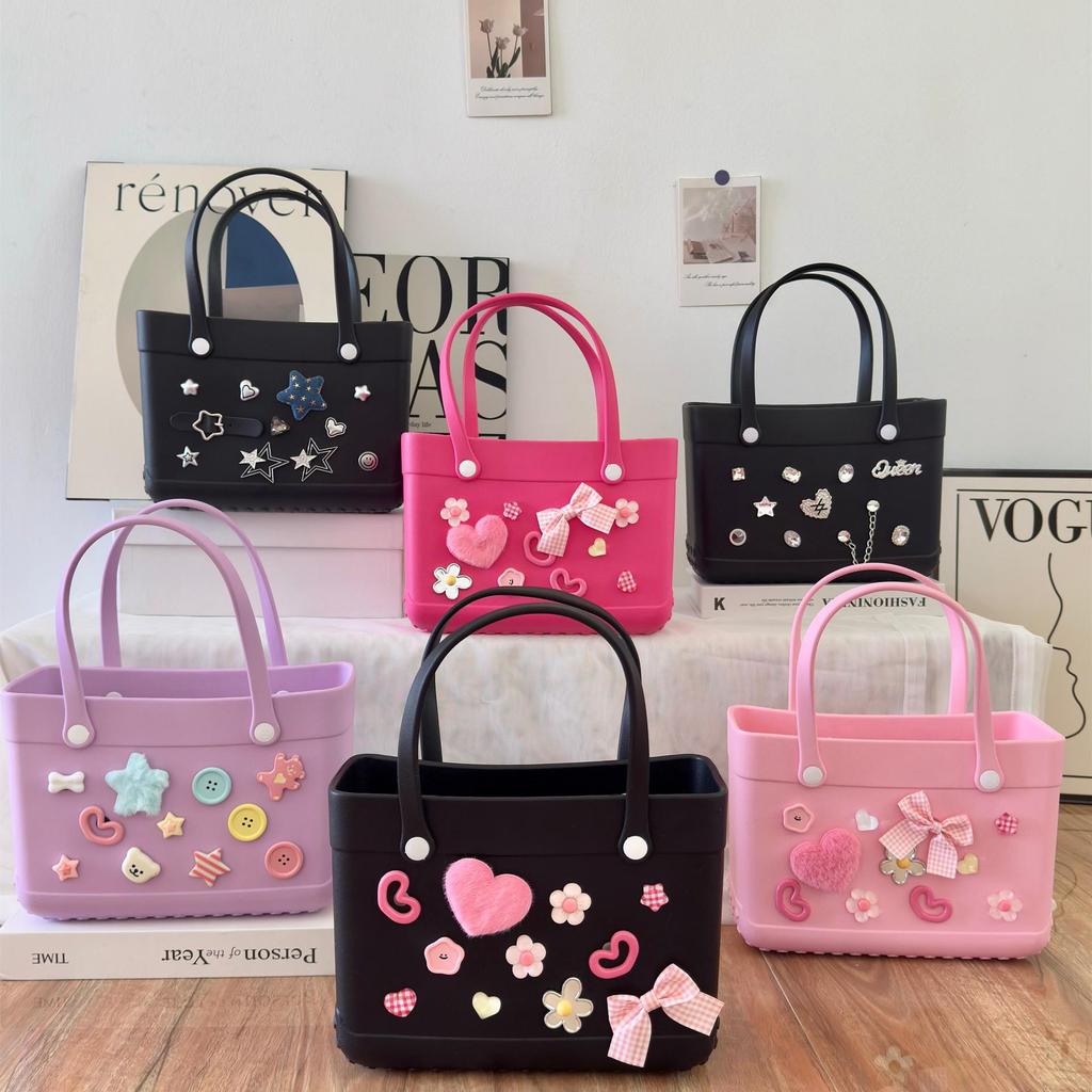 2025 Wasserdichte Cartoon EVA Strandhandtasche für Damen