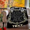 240Gm2 For My Dad In Heaven Custom Outdoor Blanket Comfortable Soft Lightweight Allseason Multipurpose Blanket For Travel Camping Picnics Sofa Office