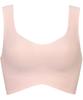 Cotton Blend Comfortable and Less Half Top KB1031 PO L [Wing/Wacoal] Non-wired Bra, Material, Beautiful, Stuffy, [Luxurious Cotton] Women's