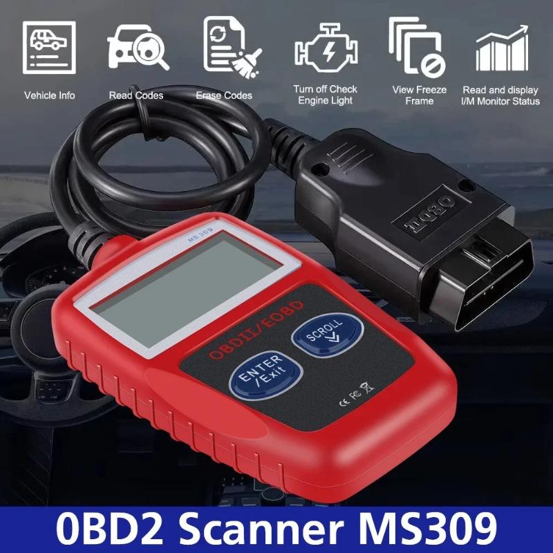 OBD2 Scanner with Multi-Language Support – Car Diagnostic Tool for Engine Check, Battery Test & Vehicle Code Reading