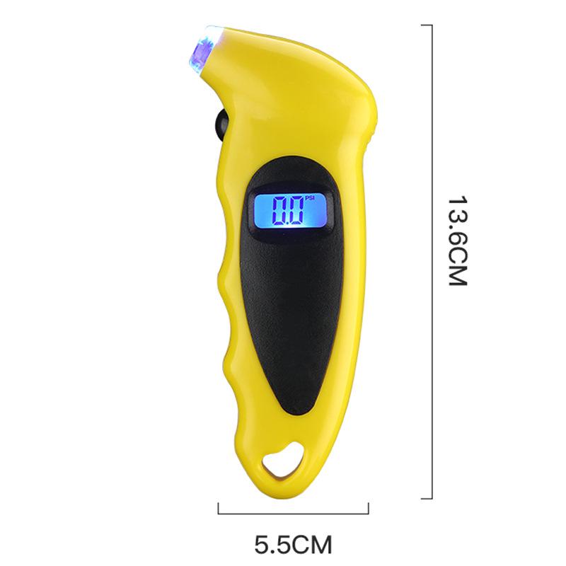 LED LCD Digital Tire Pressure Gauge and Inflator with Night Light