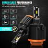 2PCS H15 LED Bulb Headlight Lamp 72W 6000K High Bright GT7 H7 LED No Canbus Error Headlights for VW Car Golf 6 Golf 7 12V