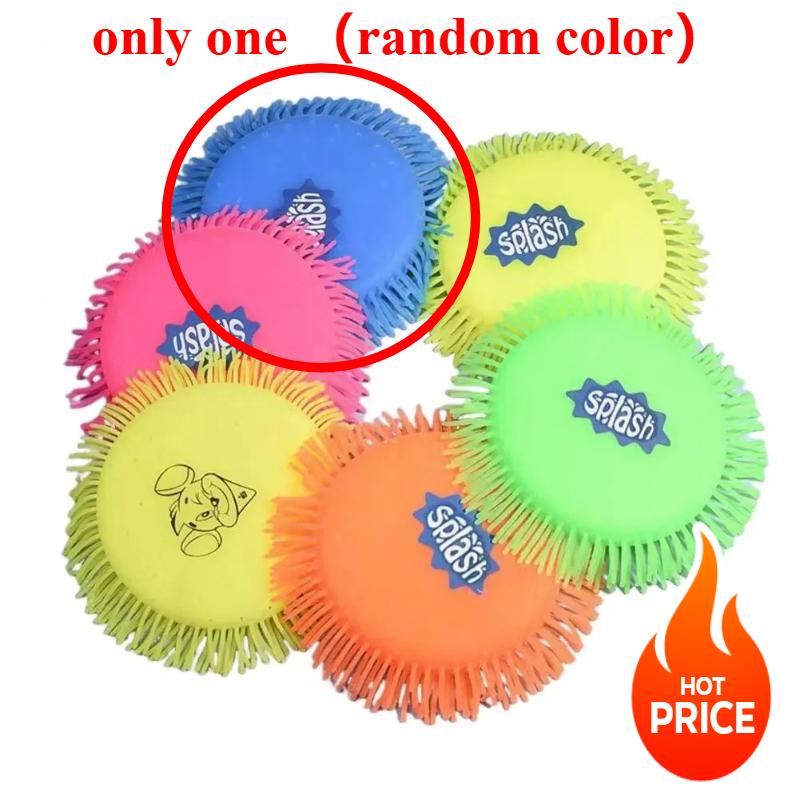 

Водные летающие диски для детей Мягкий спортивный диск Намокает при ударе Игрушки для бассейна Пляжные водные игрушки Веселые игры на открытом воздухе