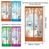 Summer Mosquito-Proof Door Curtain Automatic Closing Magnetic Door Screen Cartoon Lightweight Mesh Door Curtains Self Sealing Retractable
