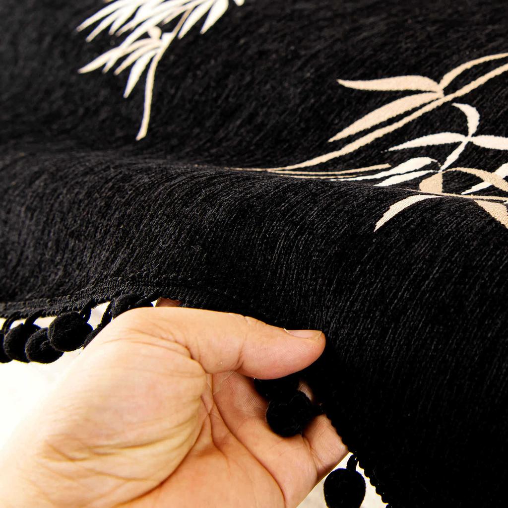 Simple Leather Sofa Cushion Chenille Four Seasons Universal Living Room Straight Row Sofa Cover Cloth Towel  New Anti-Cat Scratch