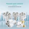 ZONYE Pneumatic Y-Type Four-Way Quick Connector