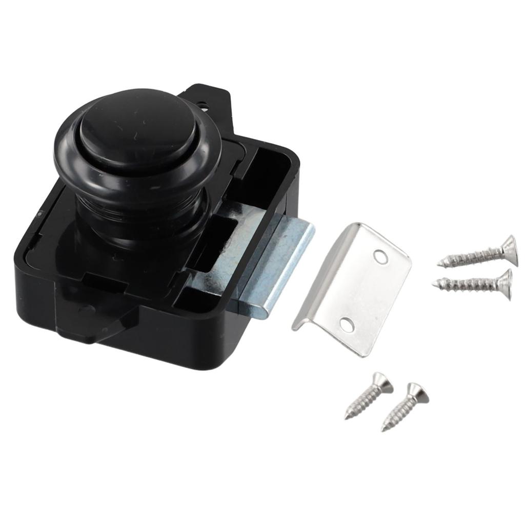 Nowy Zamek Zatrzaskowy Zamykany na Przycisk Części Zamienne do Zatrzasku Akcesoria Zamienne do Przycisku Naciskowego Szafka ze Stopu Cynku Kamper Przyczepa Kampingowa Drzwi