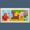 Wooden Colored Puzzle Toy For Early Childhood Education Intellectual Games Parent-Child Interaction Two Styles Available