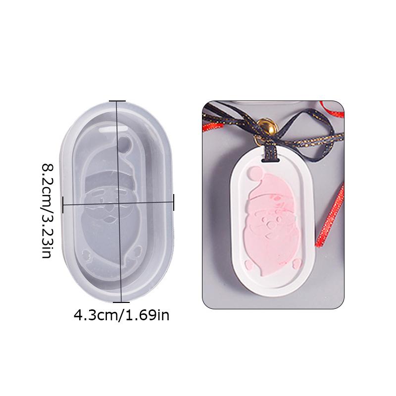 

Круглая квадратная силиконовая форма для рождественской елки, форма для ароматного камня, форма для рождественского листинга