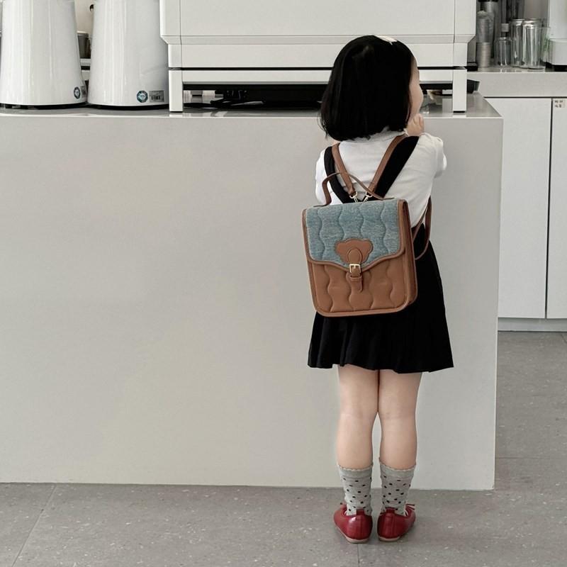 Youthful Stylish And Pu Material Wave Pattern Backpack Ideal For Boys And Girls