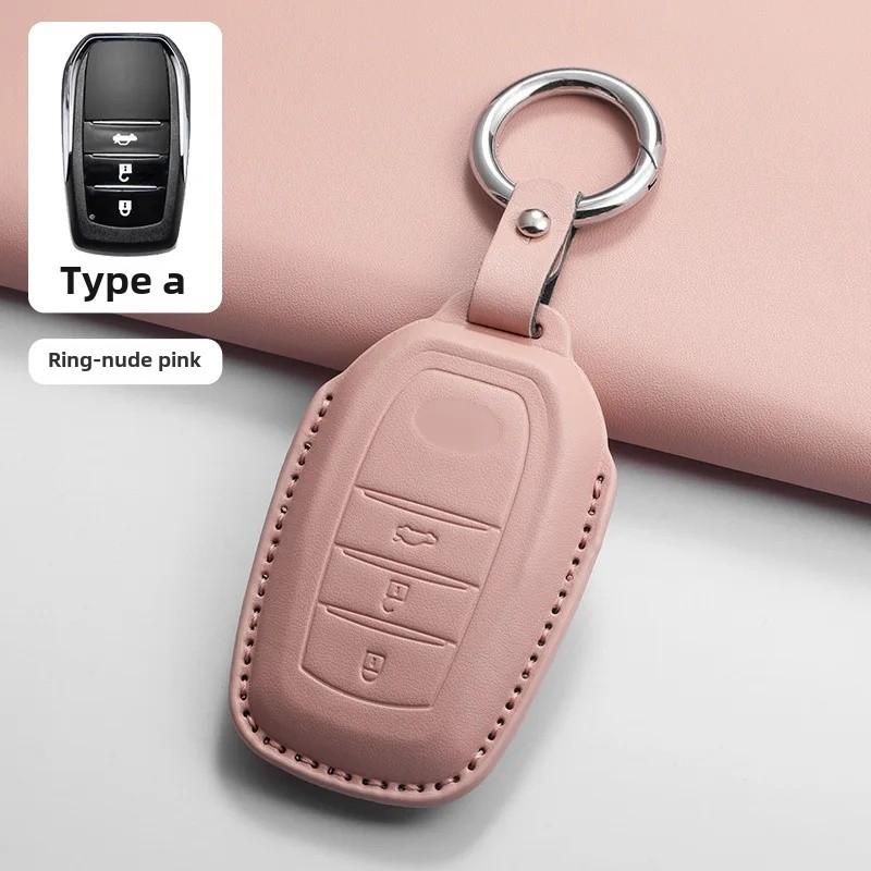 Quality Pink Key Cover for Toyota Camry Asian Dragon Harrier RAV4 Corolla Leaping CHR Key Holder Bag from Mainland China