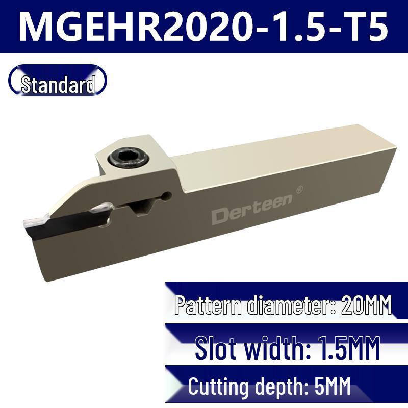 Portautensile per scanalatura tornio MGEHR2020-3-4: Taglio CNC ed Estensione per Scanalatura del Diametro Esterno