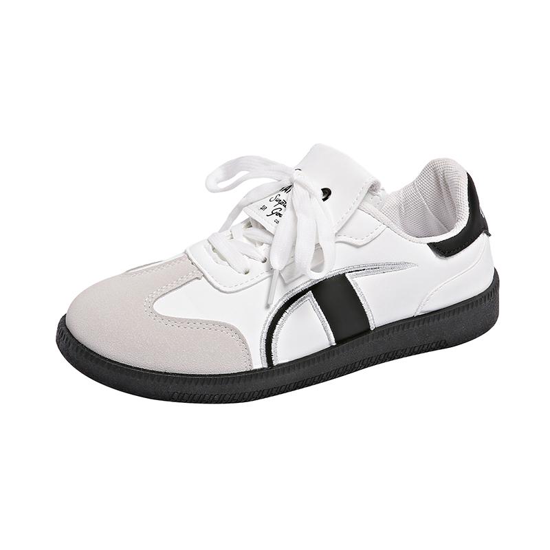 

Fashion Casual Outdoor Women s Shoes Autumn New Style Versatile Design White Sneakers Microfiber Upper Rubber Sole Adult Ladies Footwear 40 бежевый