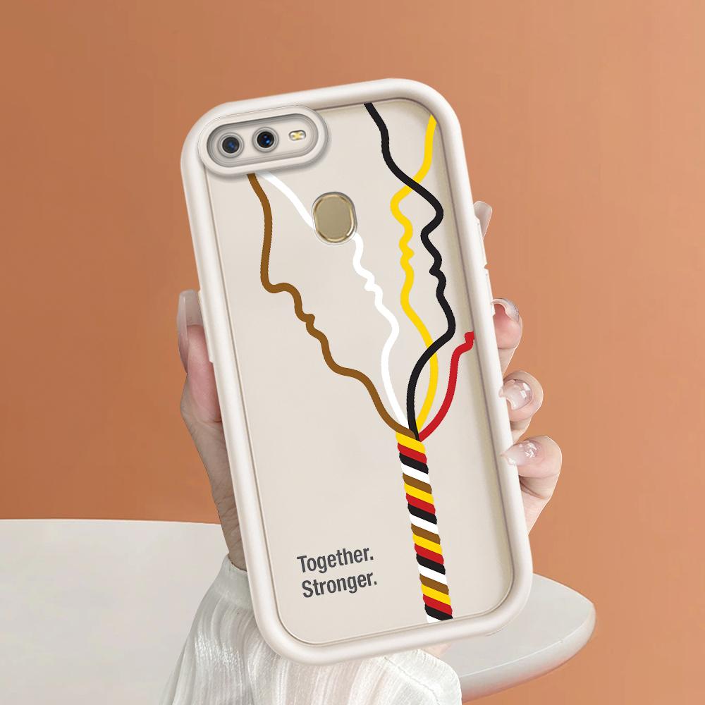 Coque de protection antichoc en silicone souple avec motif de dessin animé pour appareil photo OPPO Reno Realme OnePlus