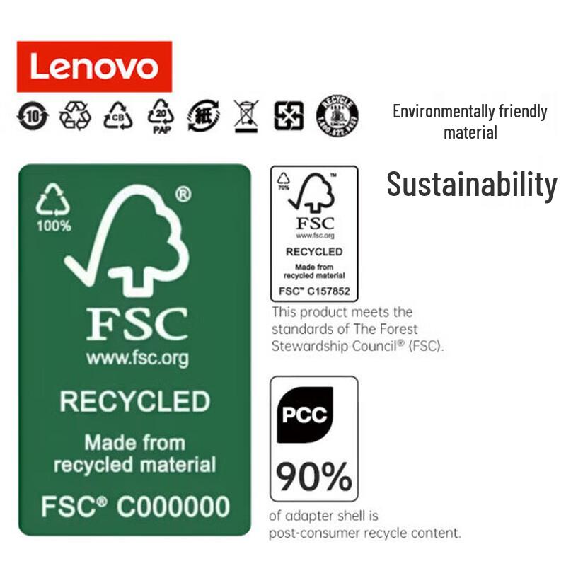 Lenovo 65W USB-C Laptop Power Adapter