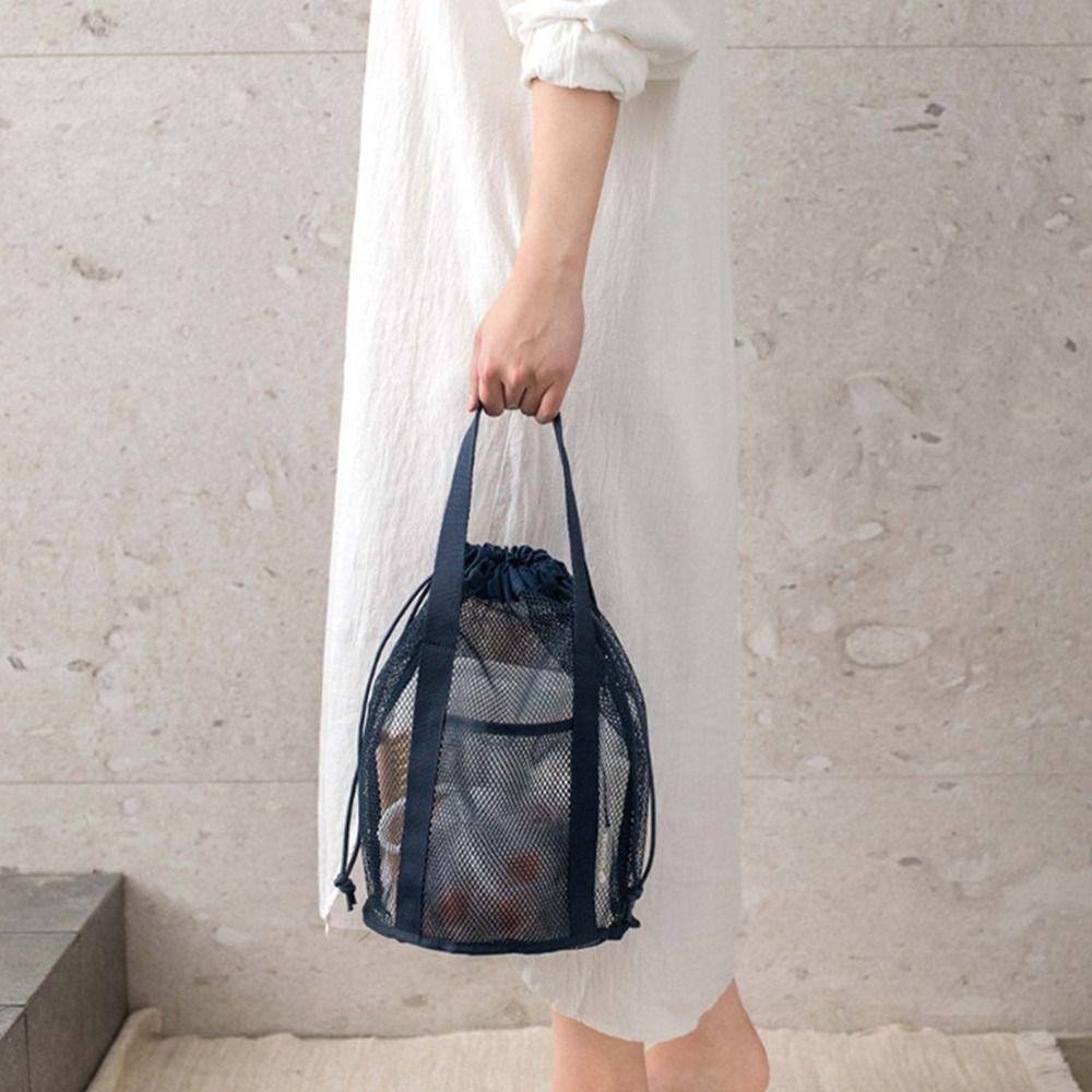 Bundle Pocket Clothes Storage Bag Handbag Hanging Shower Organizer Mesh Toiletry Bag  Organizer