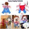 Pet Dog Costume, Cute Dog Cosplay Halloween Christmas Funny Costume Dog Clothes Party Costume For Small Medium And Large Dogs (Small)