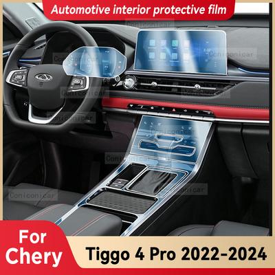 Para CHERY TIGGO 4 Pro 2022-2024 Pantalla de Consola Central Interior del Coche Película Protectora Pegatina Reparadora Antiarañazos Accesorios