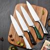 7pcs Kitchen Knife Set Stainless Steel Chef Knife Slicing Knife Professional Meat Cleaver Kitchen Scissors Fruit Knife