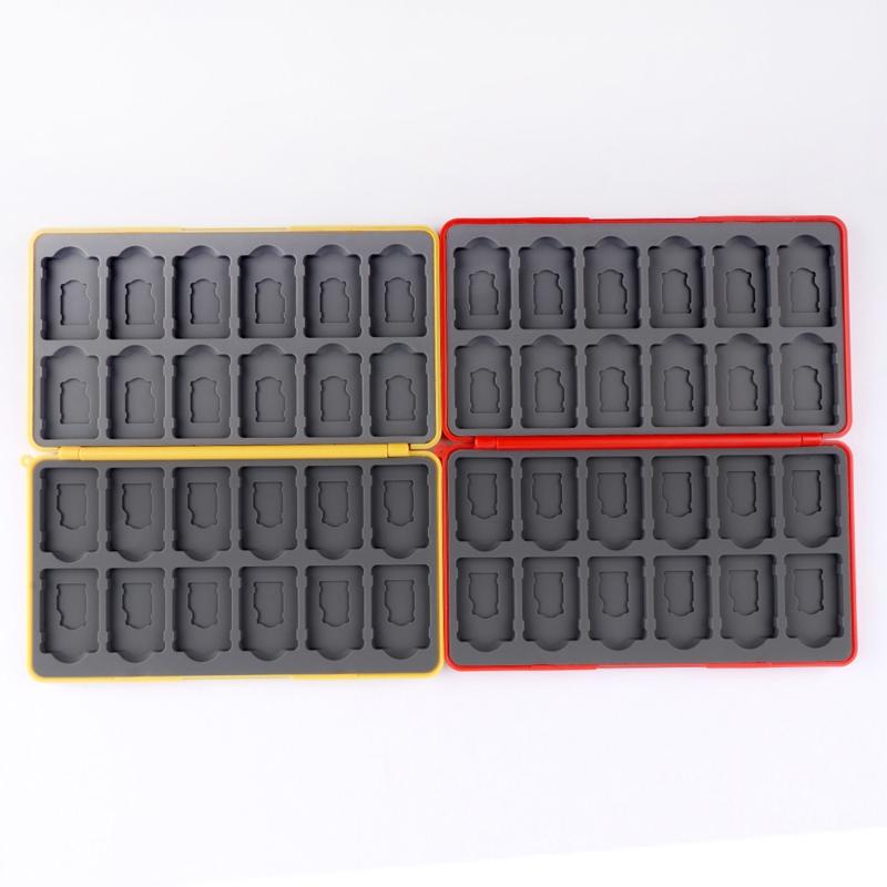24 In 1 Card Storage Box Game Card for Case Magnetic Game Cassette Sleeve for Switch OLED Drop-resistant