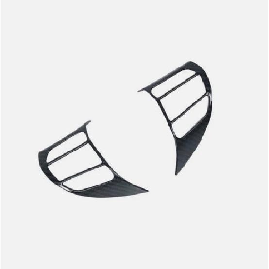 For Hyundai KONA Encino 2018-22 ABS Carbon Fiber Steering Wheel Decor Cover Trim