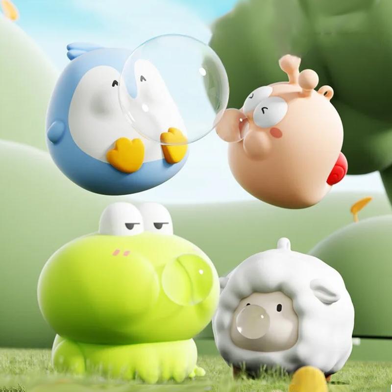 Cute Capybara Animal Spitting Bubbles Squish Squeeze Toy Anxiety Stress Relief Sensory Antistress Toys For Adults Kids Toys Gift