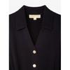 Michael Kors V Neck Snap Polo Dress jf482os5zV1 Black