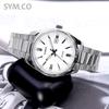 Casio Classic Round Fluted Bezel Mineral Glass Men's Fashion Metal Wrist Watch