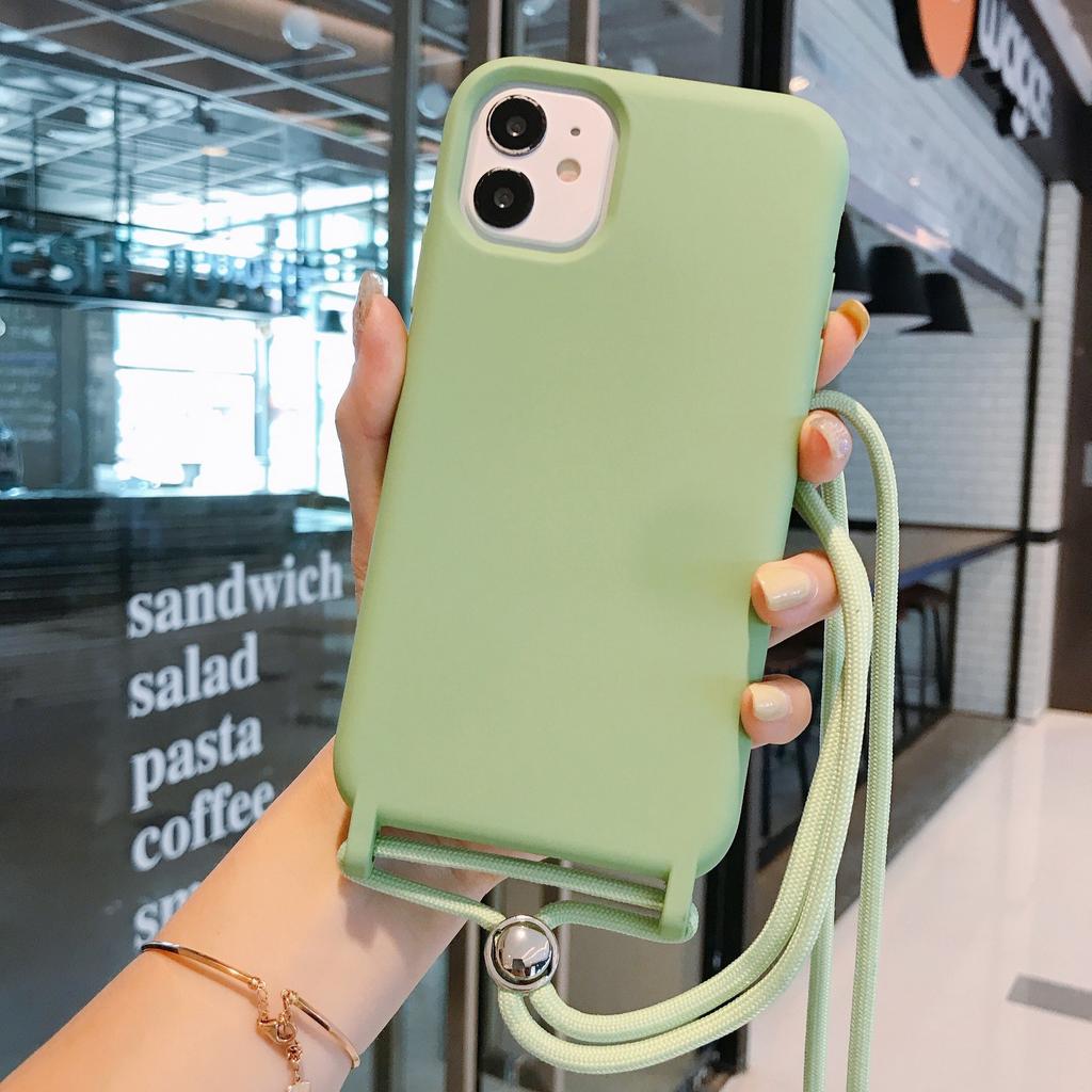 Applicable To Apple 13PROMAX Mobile Phone Case, Lanyard Case, Thickened Silicone iPhone13PRO Mobile Phone Case 14PROMA.