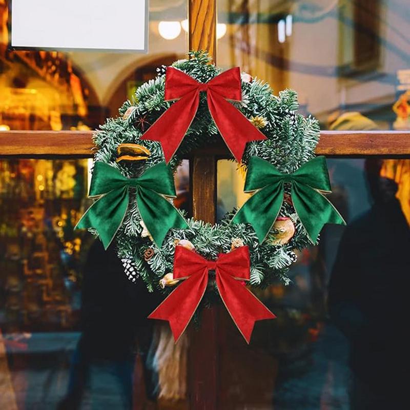 

Christmas Ribbon For Crafts Velvet Satin Christmas Wired Ribbon 2 Rolls 2.5in X 5 Yards Party Favors Holiday Ribbon For United States